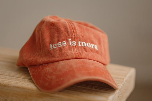 Less is more hat