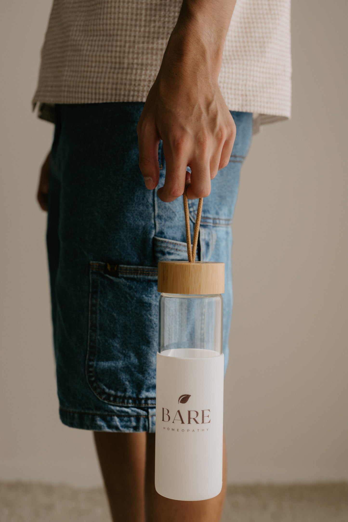 Bare Glass Drink Bottle 500ml